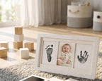 Newborn Footprint & Handprint Kit | Inkless Print Kit | Frame Included
