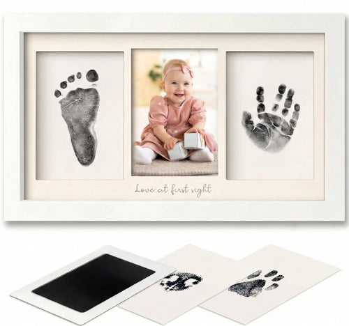 Kiddospot newborn inkless hand and footprint kit — mess-free keepsake set