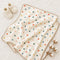 GOTS Organic Cotton Baby Blanket | Heart Design | Knitted 120x150cm